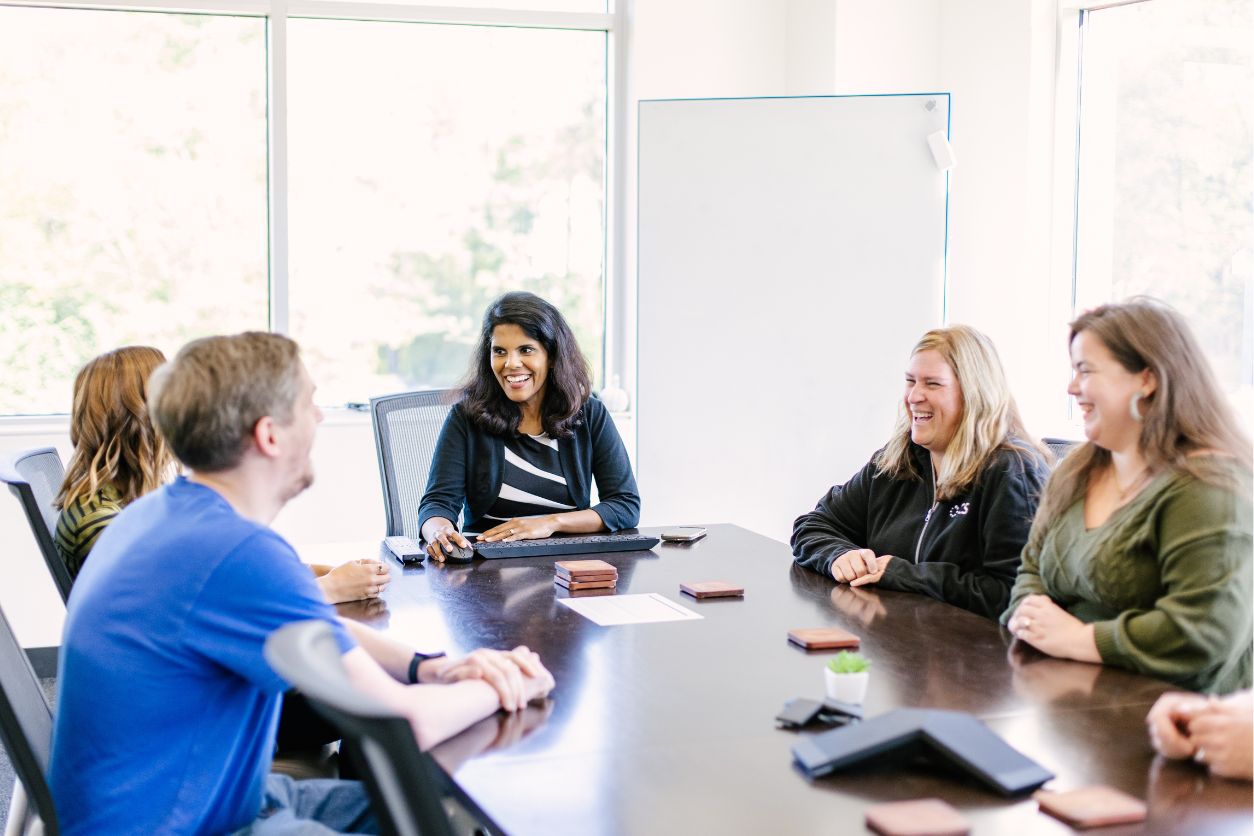 Employees in a Meeting